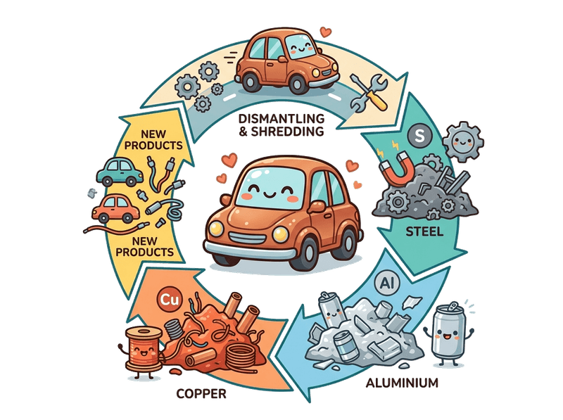 Environmentally responsible recycling